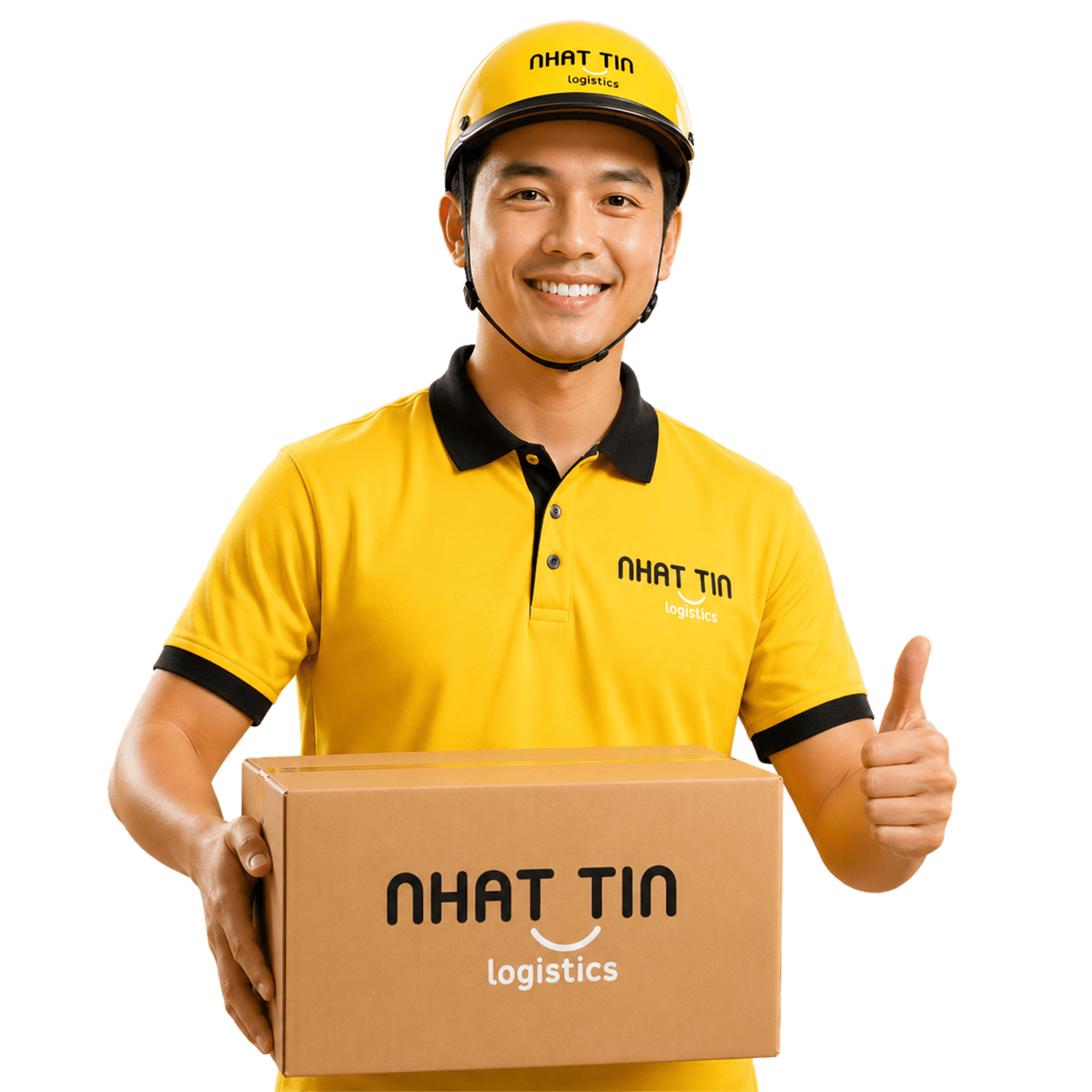 Nhân viên giao hàng Nhất tín Logistics